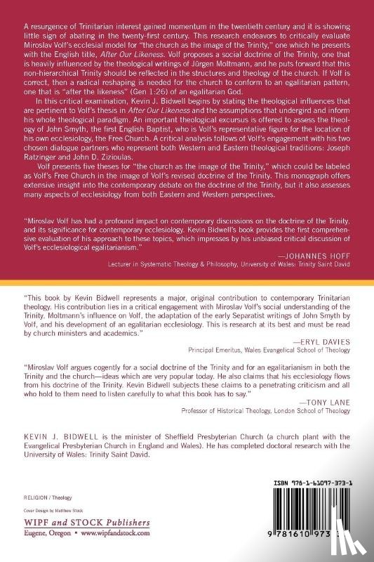 Bidwell, Kevin J. - "The Church as the Image of the Trinity"