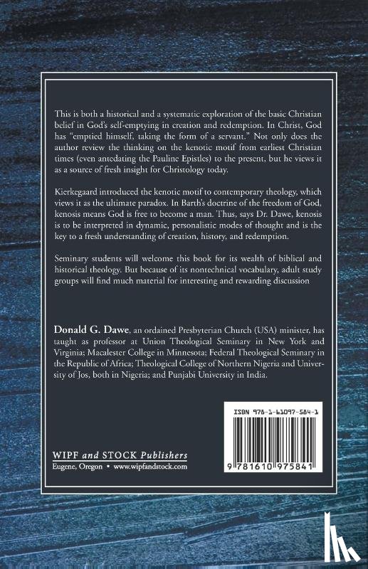 Dawe, Donald G - The Form of a Servant