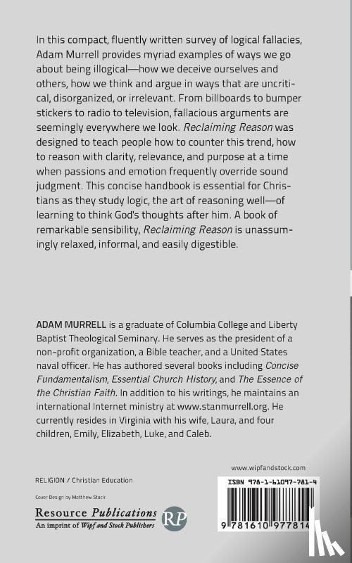 Murrell, Adam - Reclaiming Reason