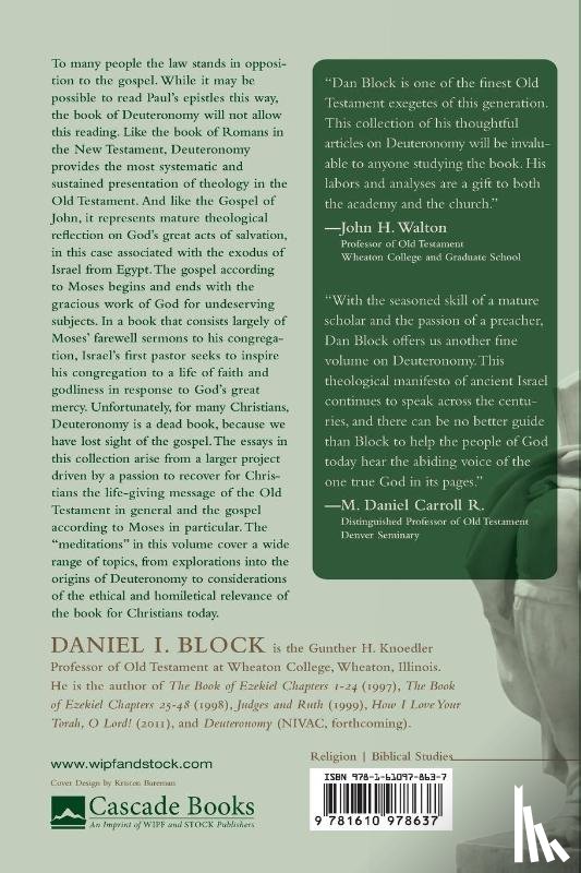 Block, Daniel I. - The Gospel According to Moses