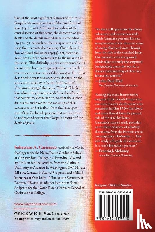 Carnazzo, Sebastian A. - Seeing Blood and Water