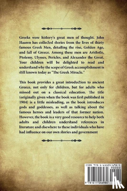Haaren, John Henry - Famous Men of Greece
