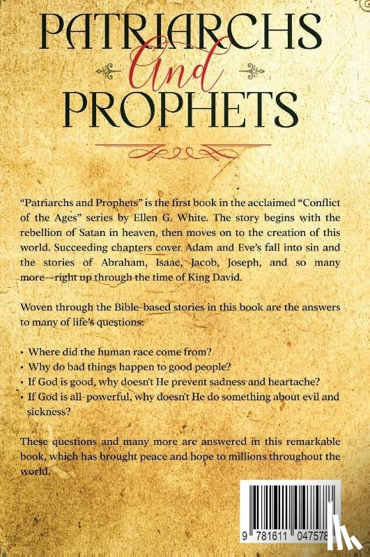 White, Ellen G - Patriarchs and Prophets