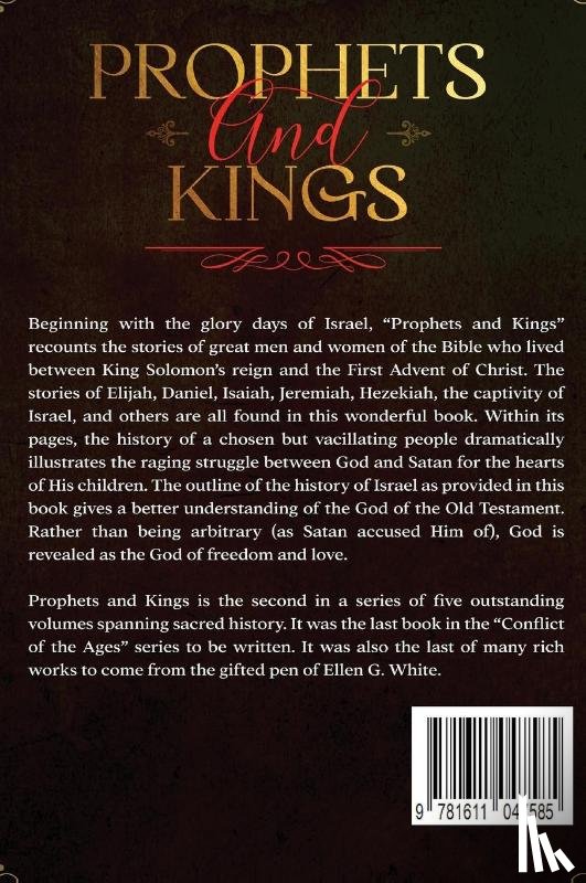 White, Ellen G - Prophets and Kings