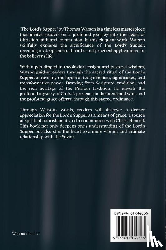 Watson, Thomas - The Lord's Supper