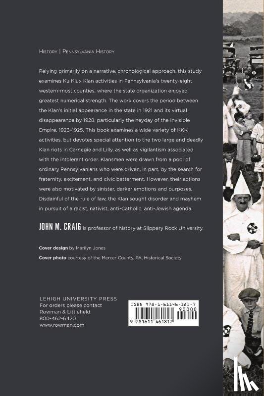Craig, John - The Ku Klux Klan in Western Pennsylvania, 1921–1928