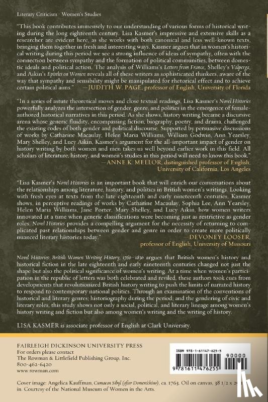 Kasmer, Lisa - Novel Histories