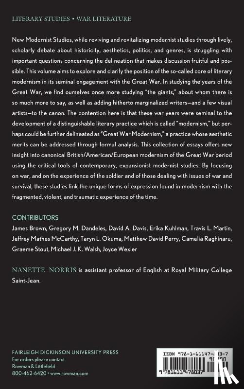  - Great War Modernism