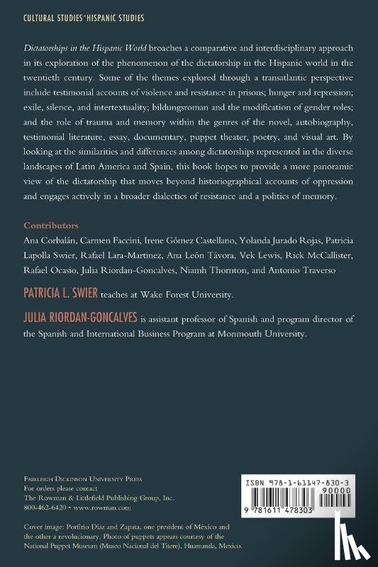 Swier, Patricia, Riordan-Goncalves, Julia - Dictatorships in the Hispanic World