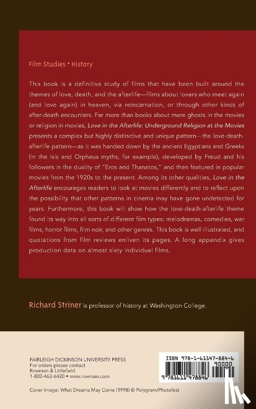 Striner, Richard - Love in the Afterlife
