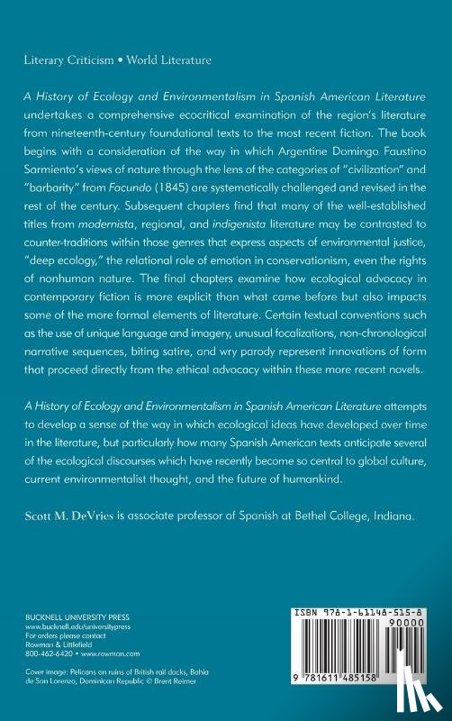 DeVries, Scott M. - A History of Ecology and Environmentalism in Spanish American Literature