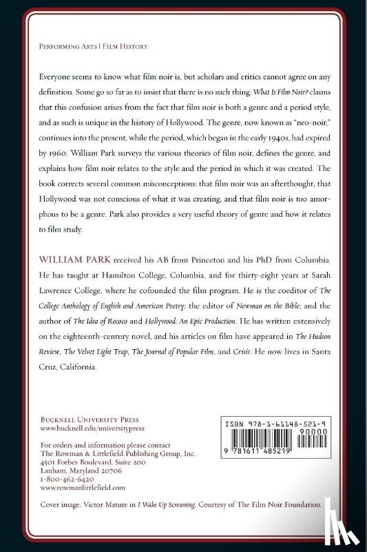 Park, William - What is Film Noir?