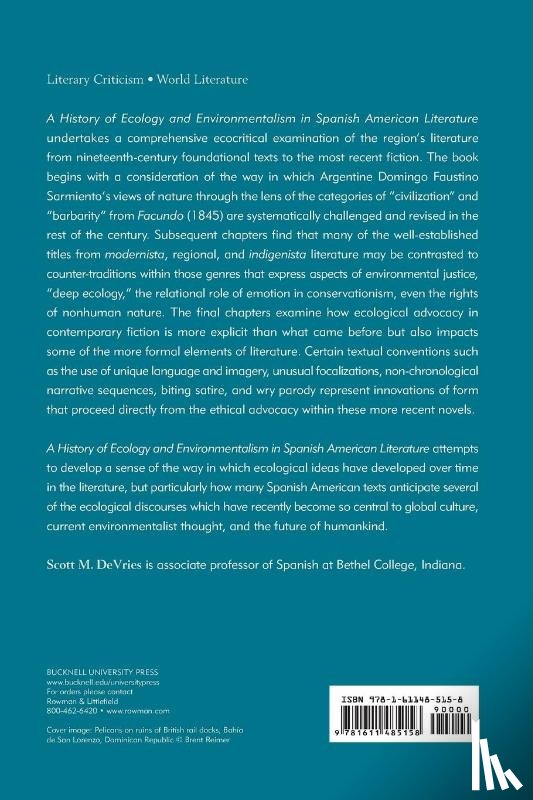 DeVries, Scott M. - A History of Ecology and Environmentalism in Spanish American Literature