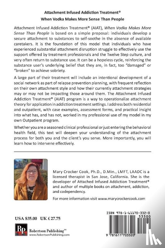 Cook, Mary Crocker - Attachment Infused Addiction Treatment (AIAT)