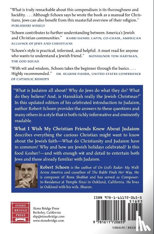 Schoen, Robert - What I Wish My Christian Friends Knew about Judaism