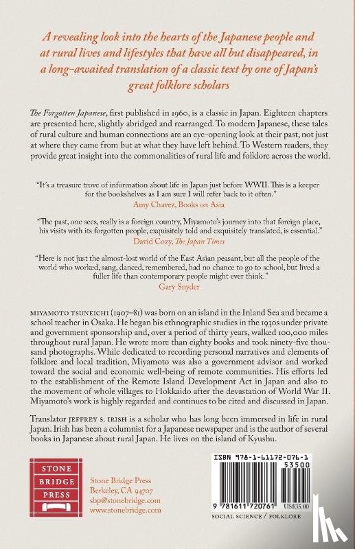 Miyamoto, Tsuneichi, Irish, Jeffrey - The Forgotten Japanese