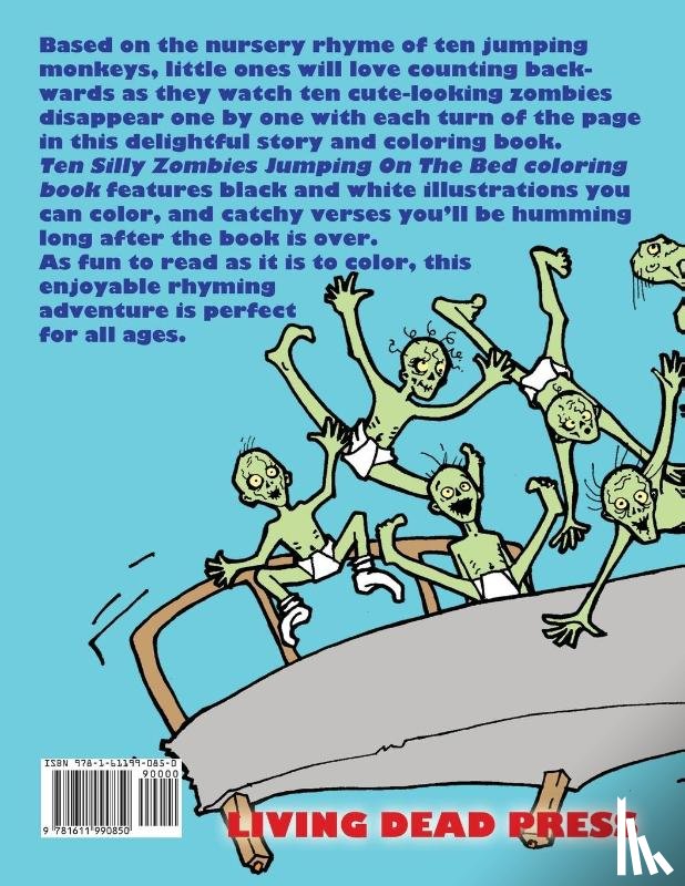 Giangregorio, Anthony - Ten Silly Zombies Jumping on the Bed Coloring Book