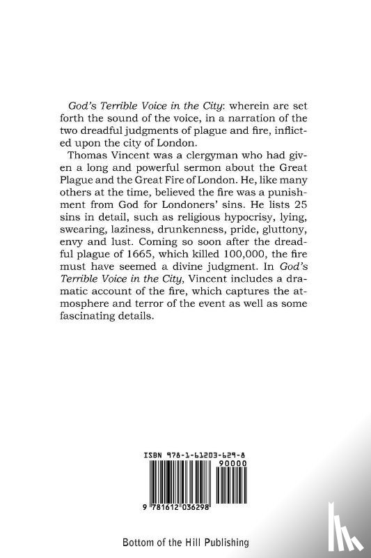 Vincent, Thomas - Gods Terrible Voice in the City!