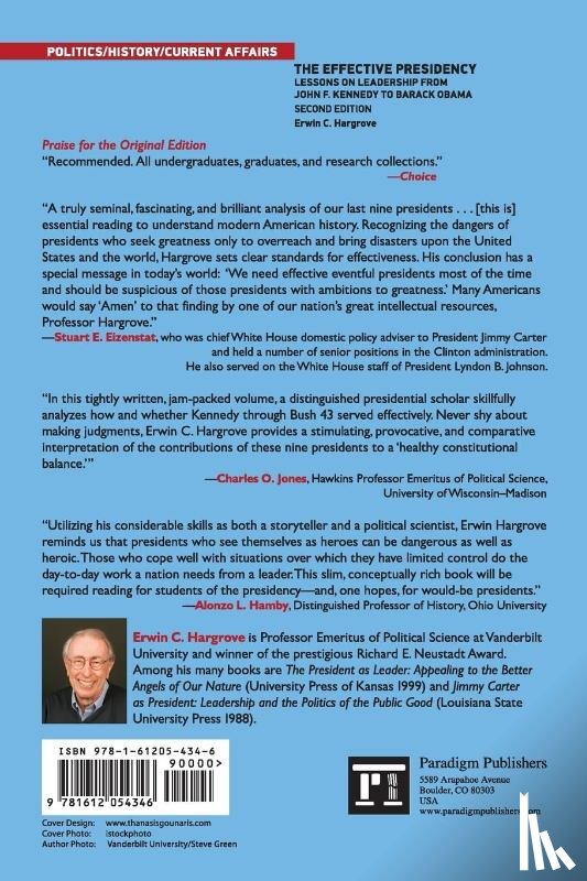 Hargrove, Erwin C. - Effective Presidency