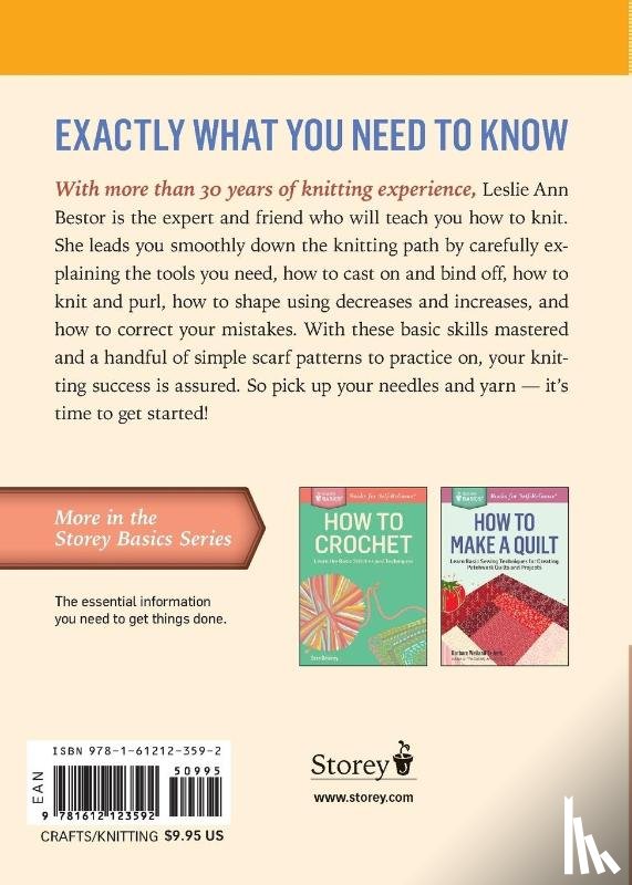 Ann Bestor, Leslie - How to Knit