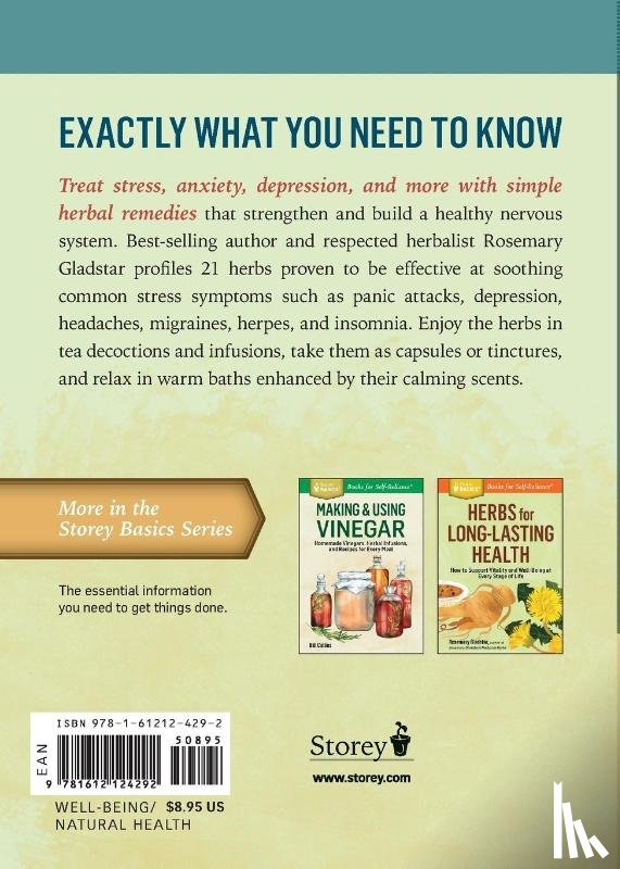 Gladstar, Rosemary - Herbs for Stress & Anxiety