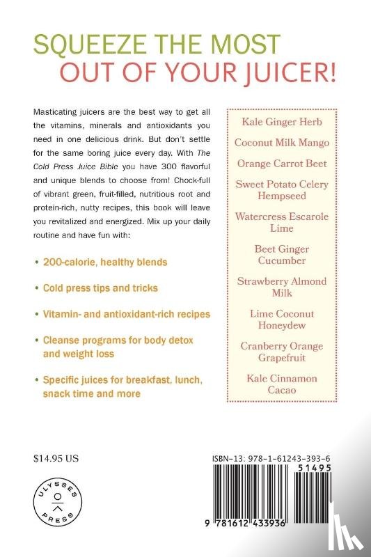 Sussman, Lisa - Cold Press Juice Bible