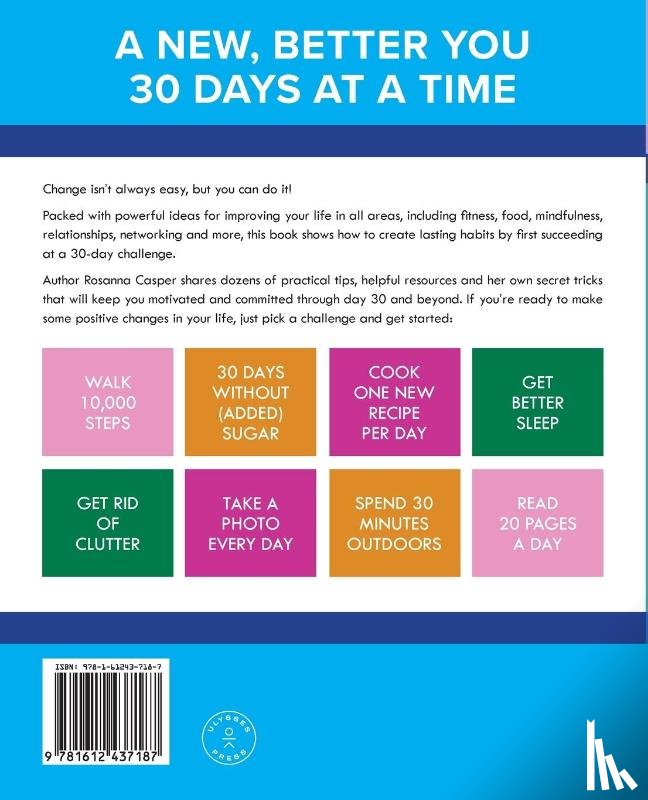 Casper, Rosanna - The Big Book Of 30-day Challenges