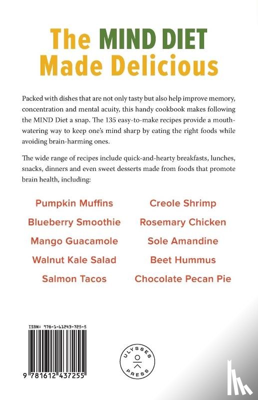 Diversi, Kristin - The Mind Diet Cookbook