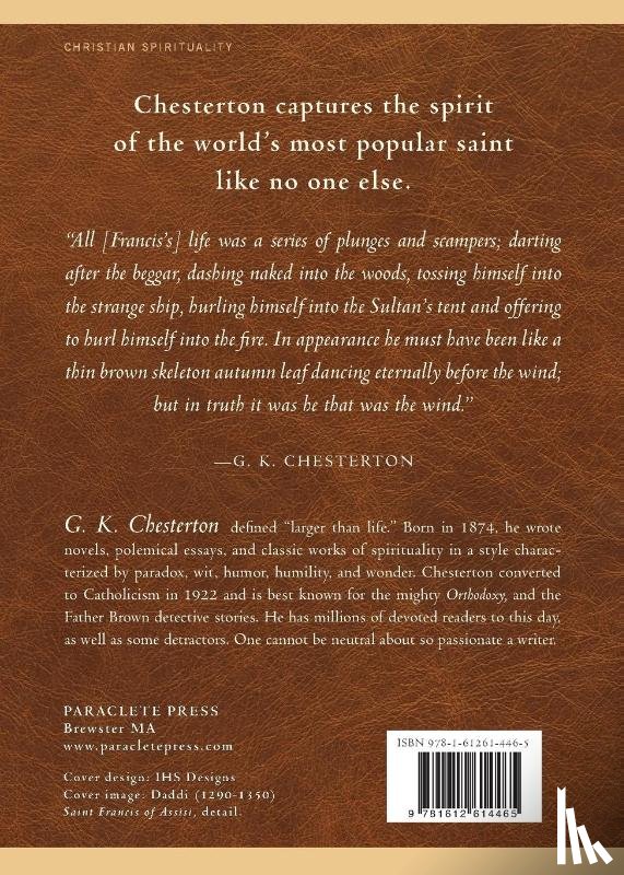 Chesterton, G. K. - Saint Francis of Assisi