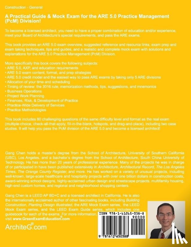 Chen, Gang - Practice Management (PcM) ARE 5.0 Mock Exam (Architect Registration Examination)