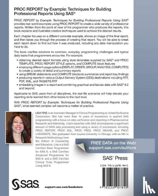 Fine, Lisa (Michigan State University) - Proc Report by Example