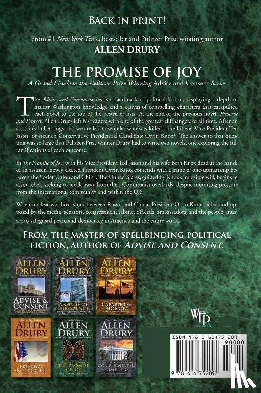 Drury, Allen - Promise of Joy
