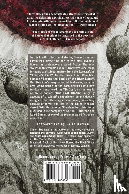 Strantzas, Simon - Burnt Black Suns