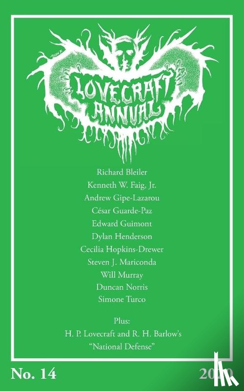  - Lovecraft Annual No. 14 (2020)