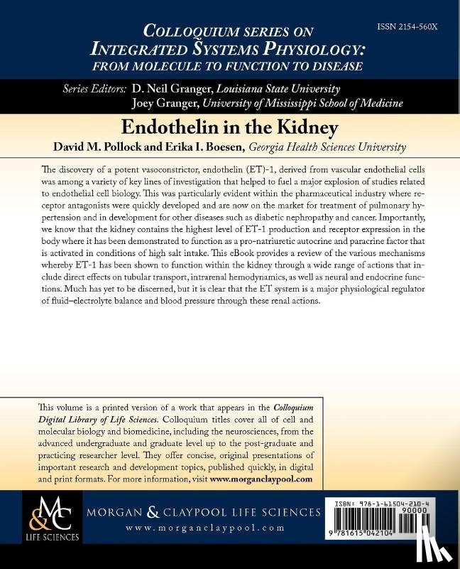 Pollock, David, Boesen, Erika - Endothelin in the Kidney