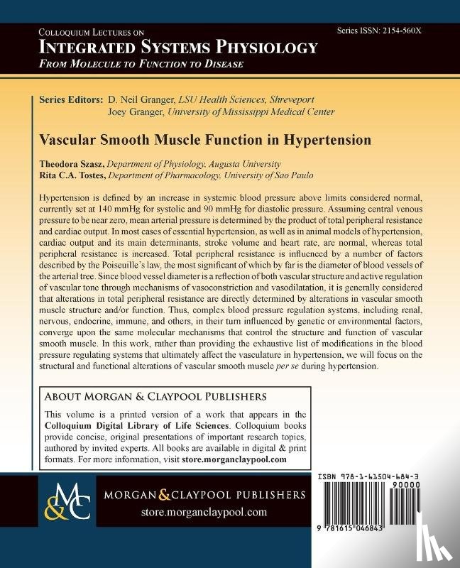 Szasz, Theodora, Tostes, Rita C. A. - Vascular Smooth Muscle Function in Hypertension