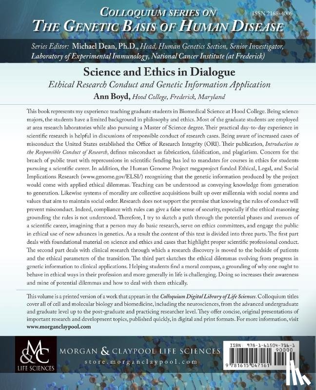 Boyd, Ann - Science and Ethics in Dialogue