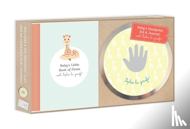 la girafe, Sophie - Baby's Handprint Kit and Journal with Sophie la girafe