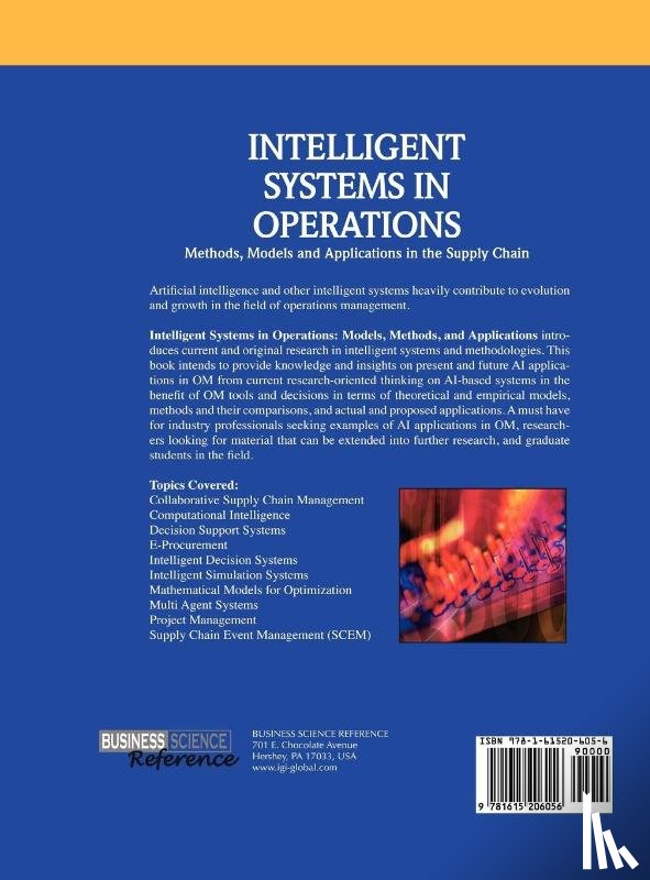  - Intelligent Systems in Operations
