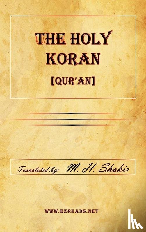  - The Holy Koran [Qur'an]