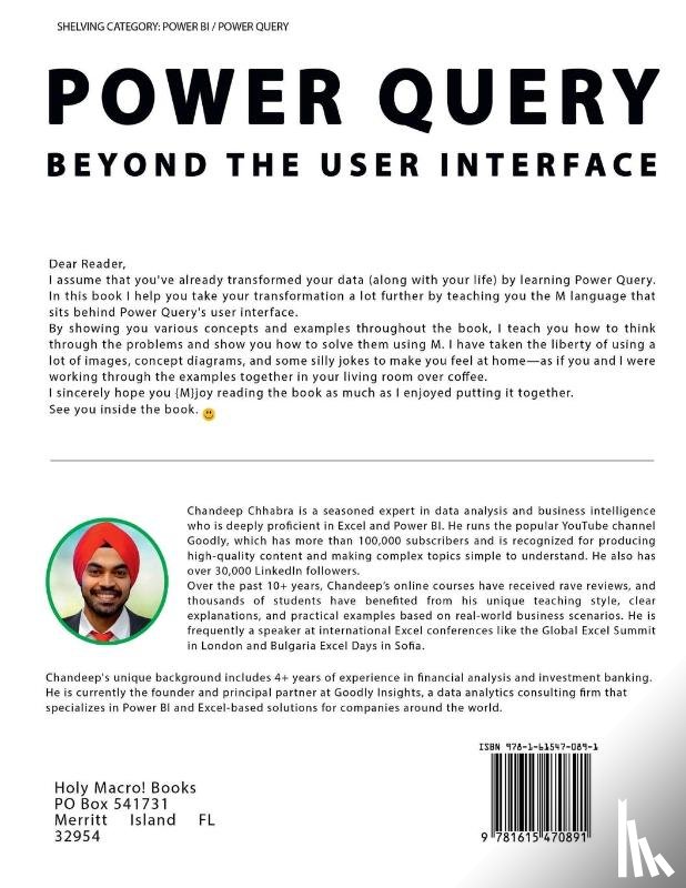 Chhabra, Chandeep - Power Query Beyond The User Interface