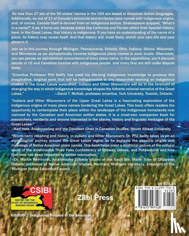 Bellfy, Phil - Indians and Other Misnomers of the Upper Great Lakes