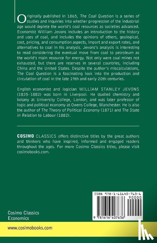 Jevons, W Stanley - The Coal Question