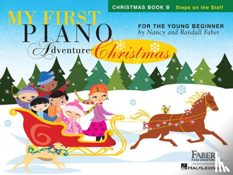 Faber, Nancy - My First Piano Adventure - Christmas (Book B - Steps On The Staff)