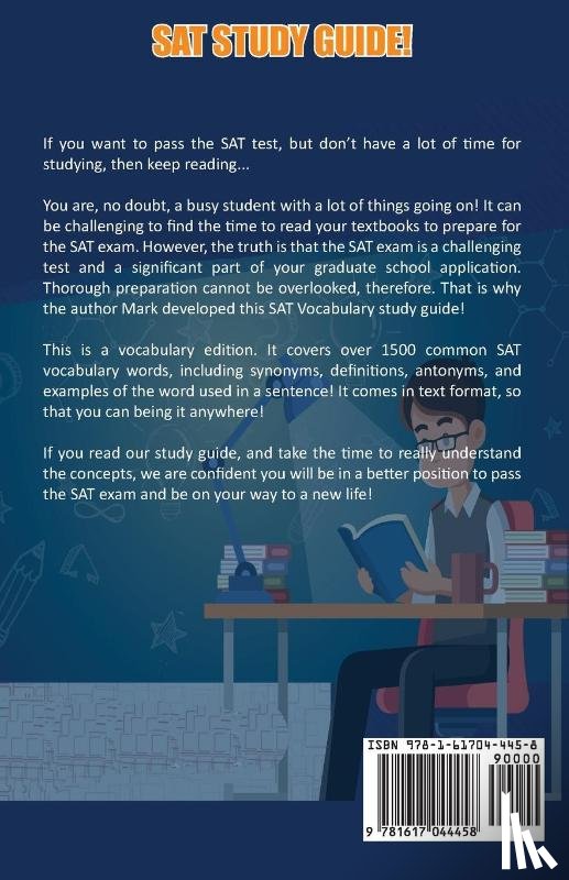 Arsenault, Mark - SAT Study Guide! Best SAT Test Prep Book To Help You Pass the Exam! Complete Review Edition! Vocabulary Edition!