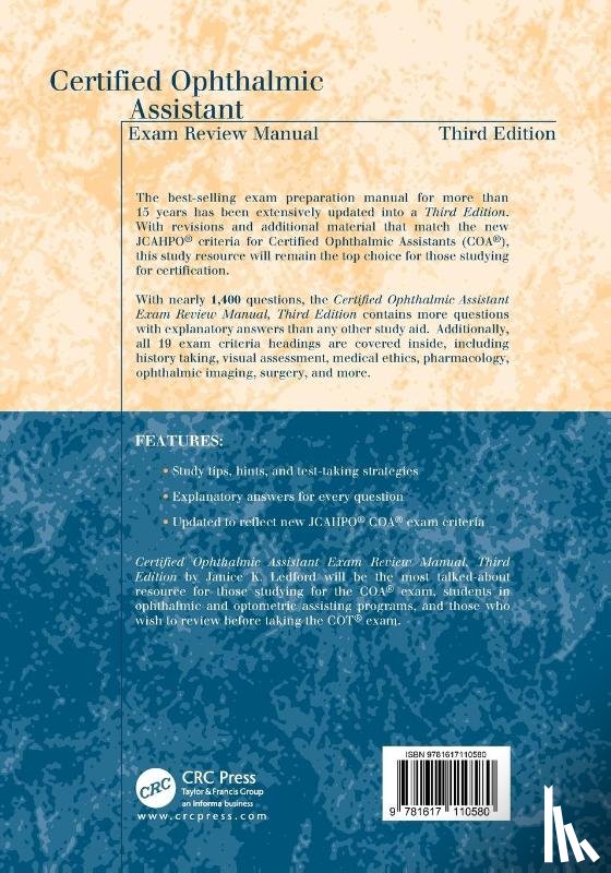 Ledford, Janice K. - Certified Ophthalmic Assistant Exam Review Manual