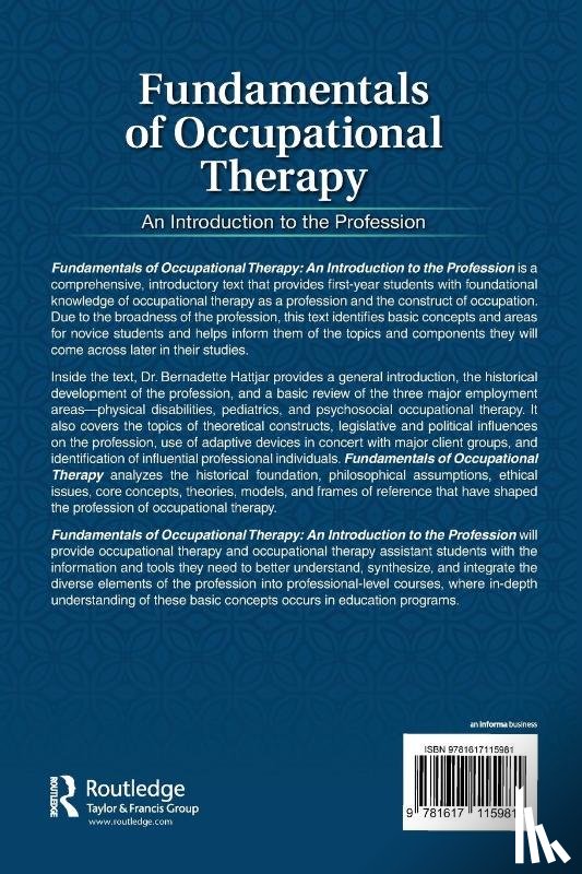 Hattjar, Bernadette - Fundamentals of Occupational Therapy