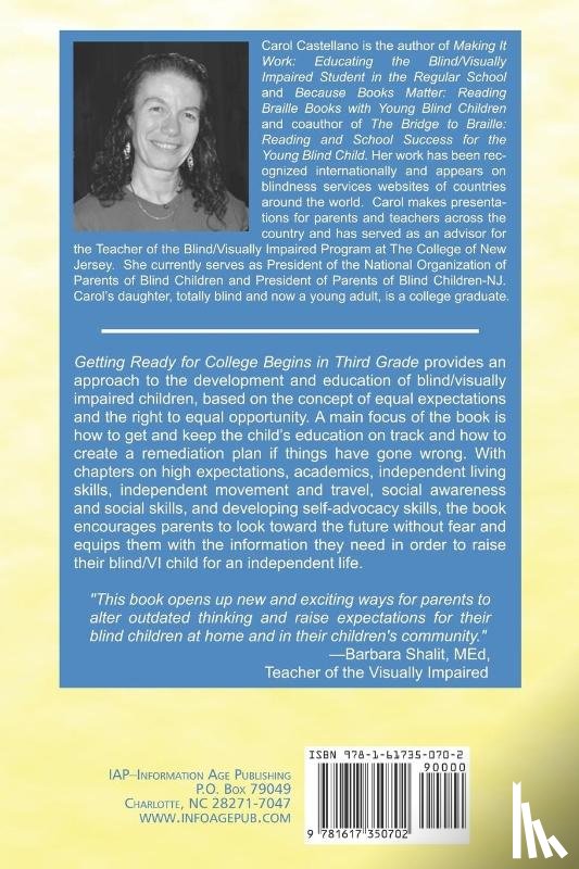 Castellano, Carol - Getting Ready for College Begins in Third Grade