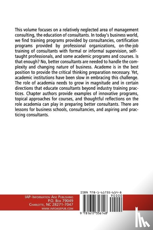  - Preparing Better Consultants