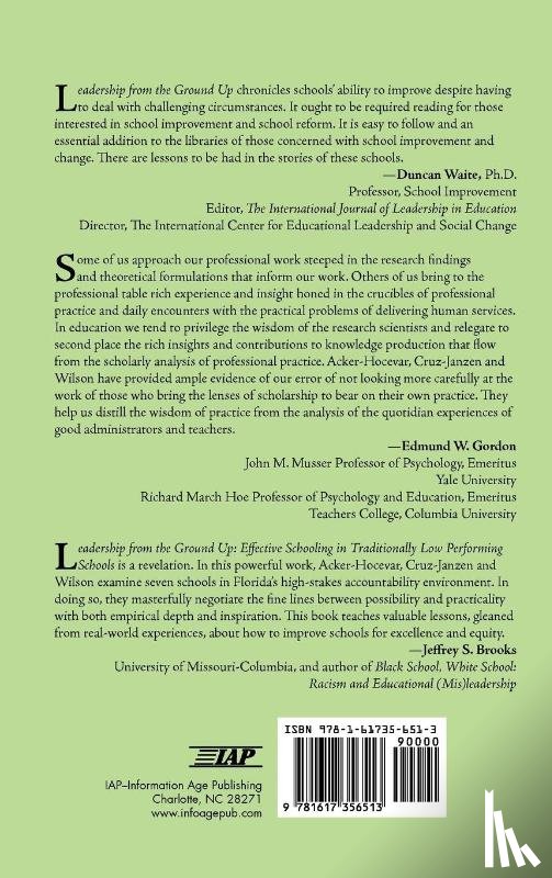  - Leadership from the Ground Up